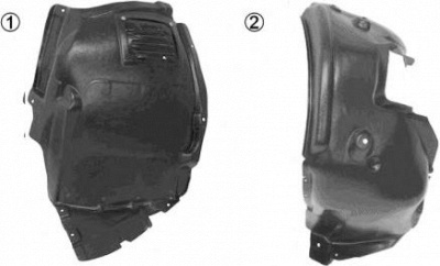 VAN WEZEL 0629437 -  Обшивка, колесная ниша